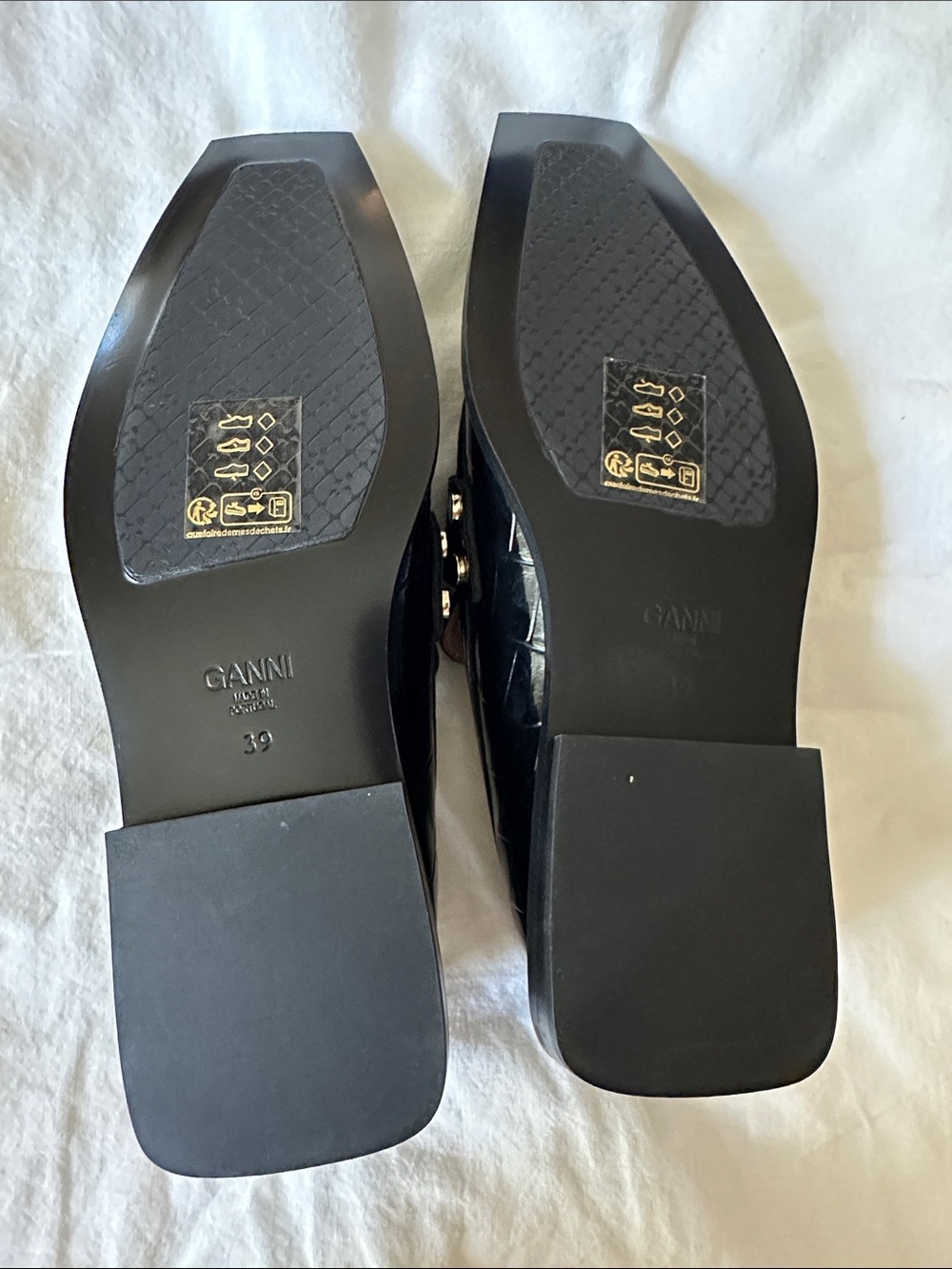 Ganni • Square Toe Loafers - Picture 6 of 7